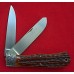 Jess Horn Bullet Knife, 2 Blades Engraving by Bruce Shaw